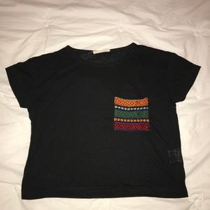 Cropped Pocket Tee
